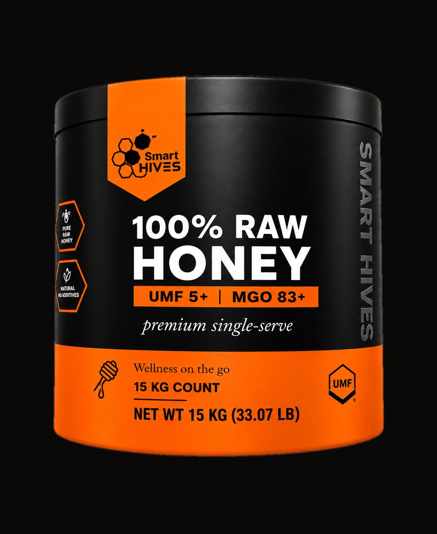 Smart Hives raw honey tub